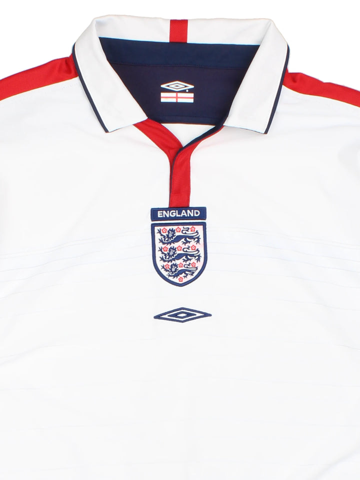 03-05 Umbro England Home Reversible Football Shirt (Size L)