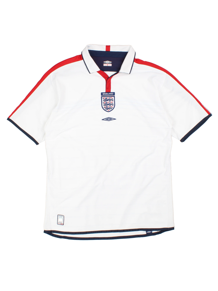 03-05 Umbro England Home Reversible Football Shirt (Size L)
