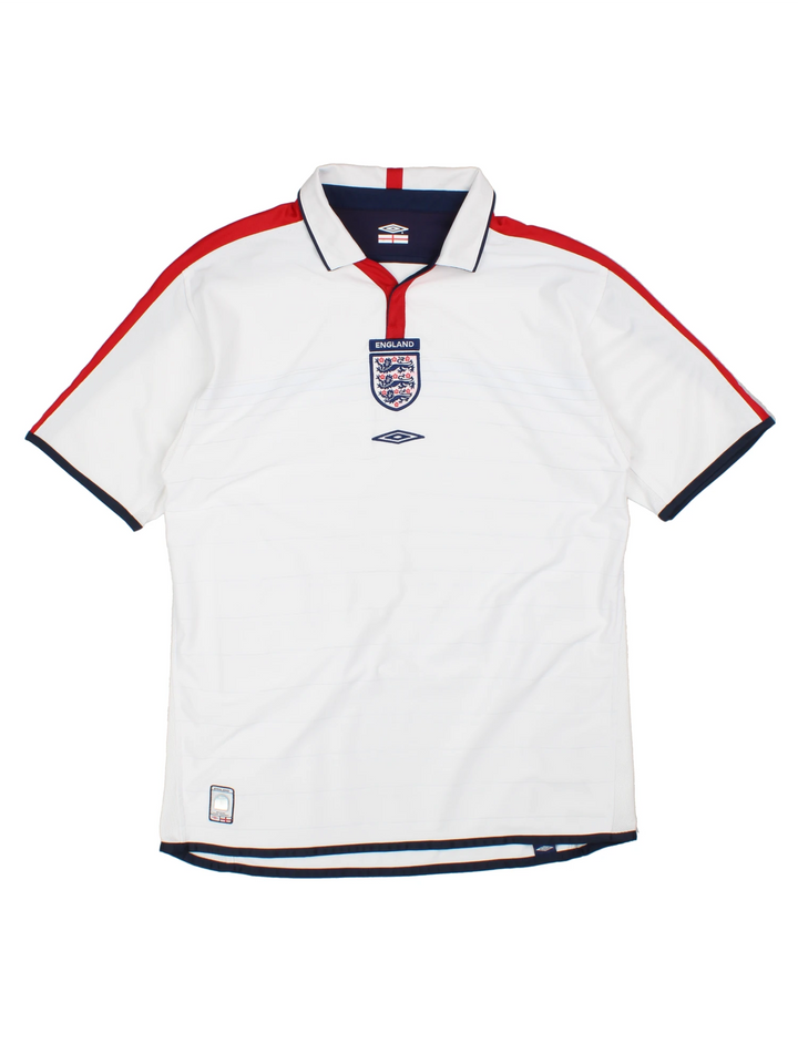 03-05 Umbro England Home Reversible Football Shirt (Size L)