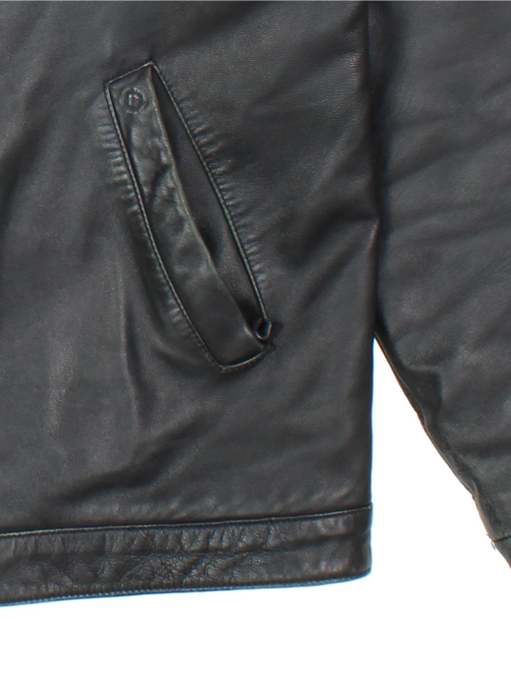 90's Rockport Leather Jacket (Size XL)