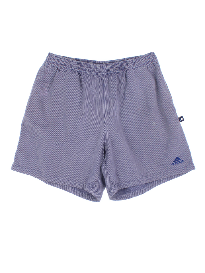 90's Adidas Stripe Shorts (Size M)
