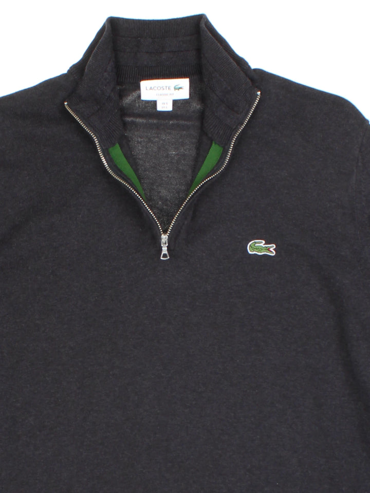 Lacoste 1/4 Zip Jumper (Size M)