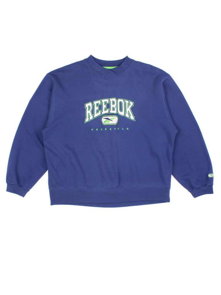 90's Reebok Spell Out Sweatshirt (Size XL)