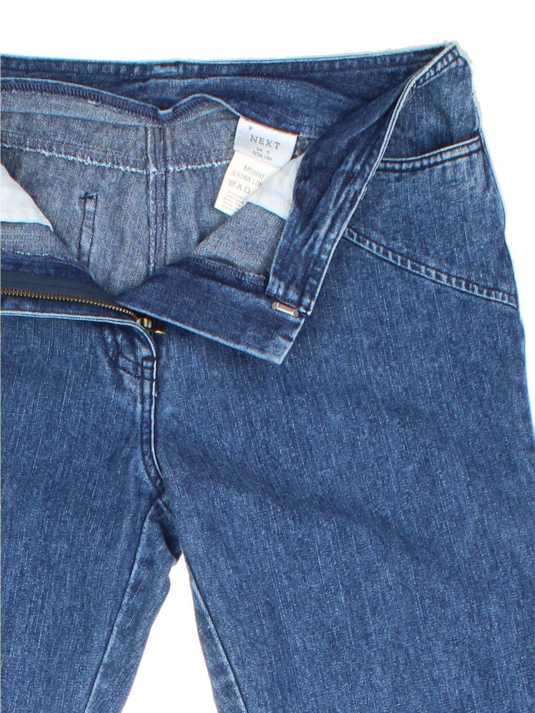 Y2K Scalloped Hem Jeans (Size L)