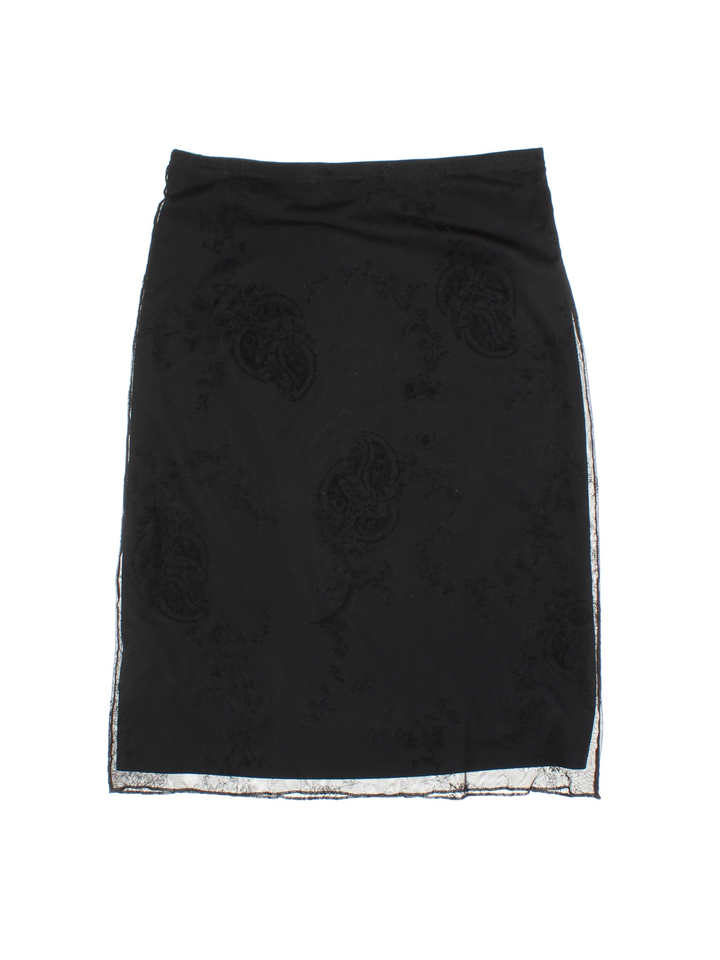 90's Mesh Laura Ashely Midi Skirt (Size M)