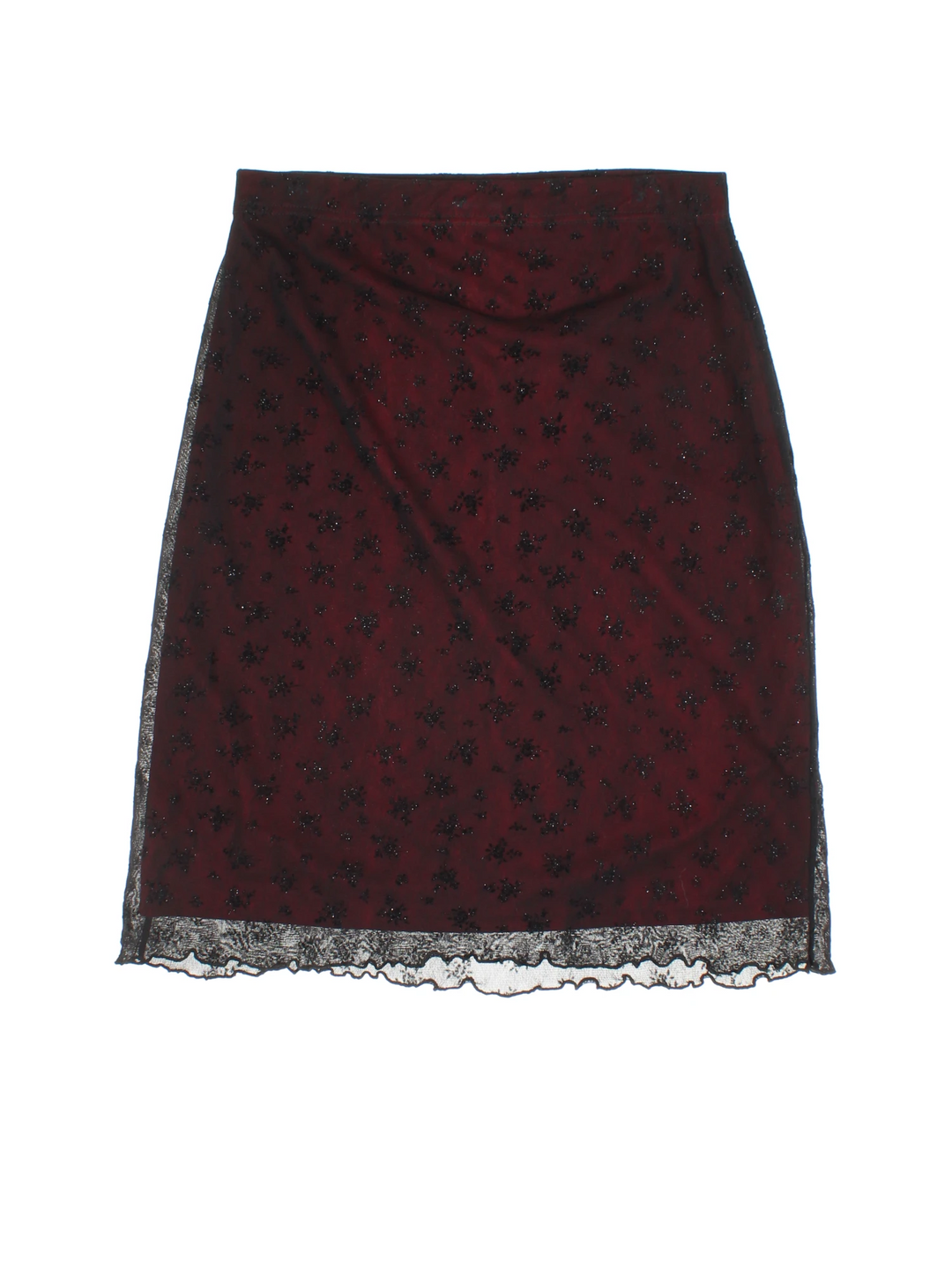Y2K Mesh Mini Skirt (Size M)