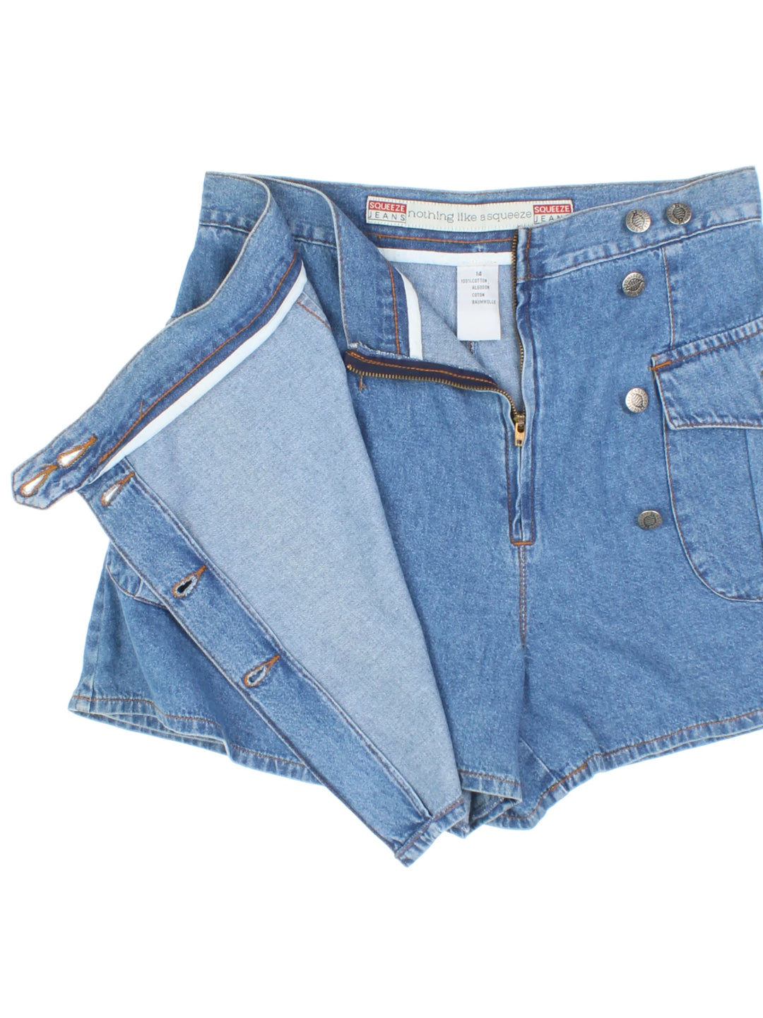 Y2K Denim Skort (Size L)