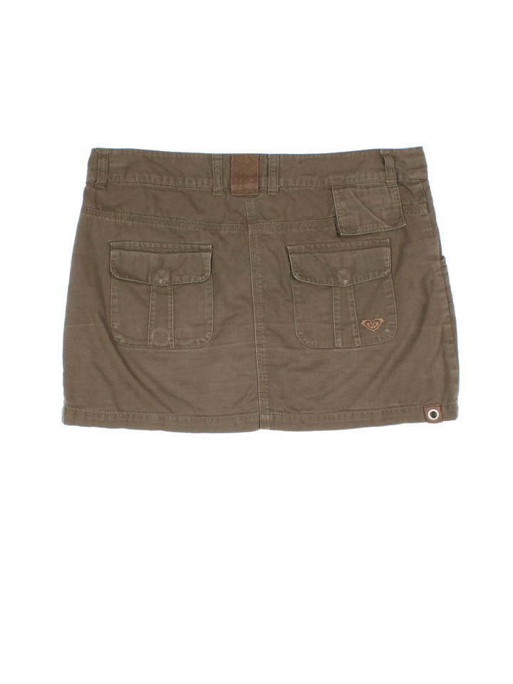 Y2K Roxy Mini Skirt (Size XXL)