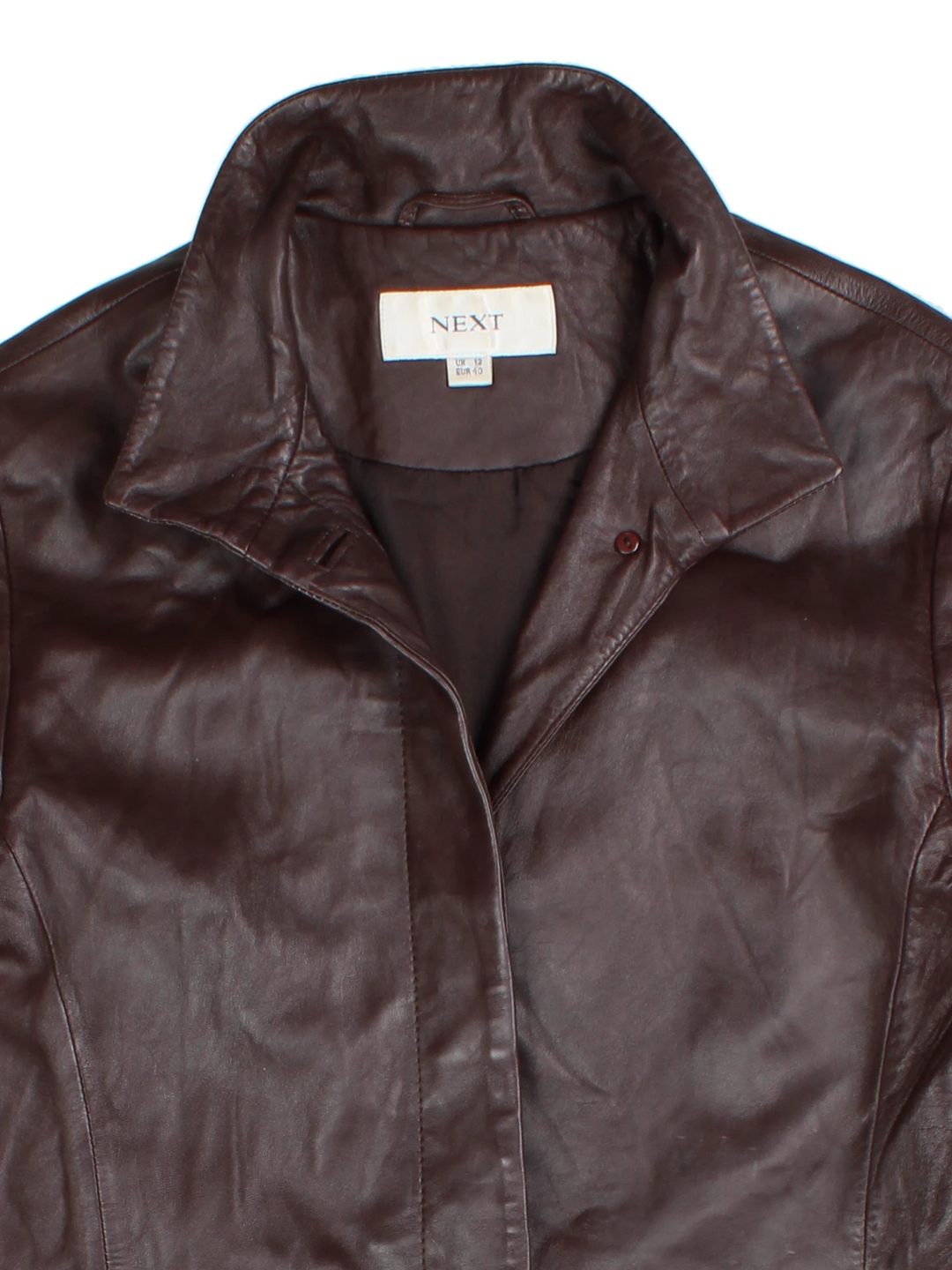 90's Leather Mac (Size XS)