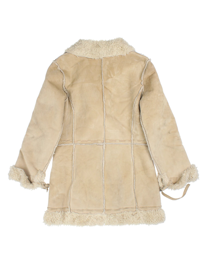 Y2K Topshop Moto Afghan Coat (Size M)