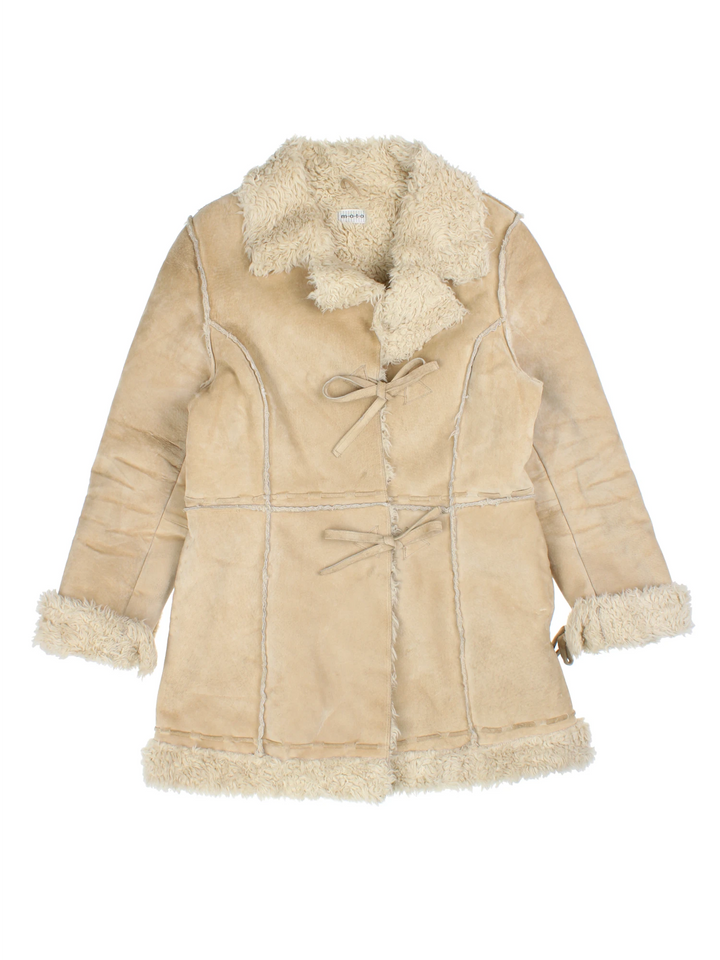 Y2K Topshop Moto Afghan Coat (Size M)