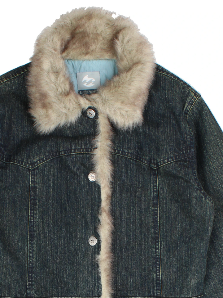 Y2K Billabong Afghan Coat (Size XS)