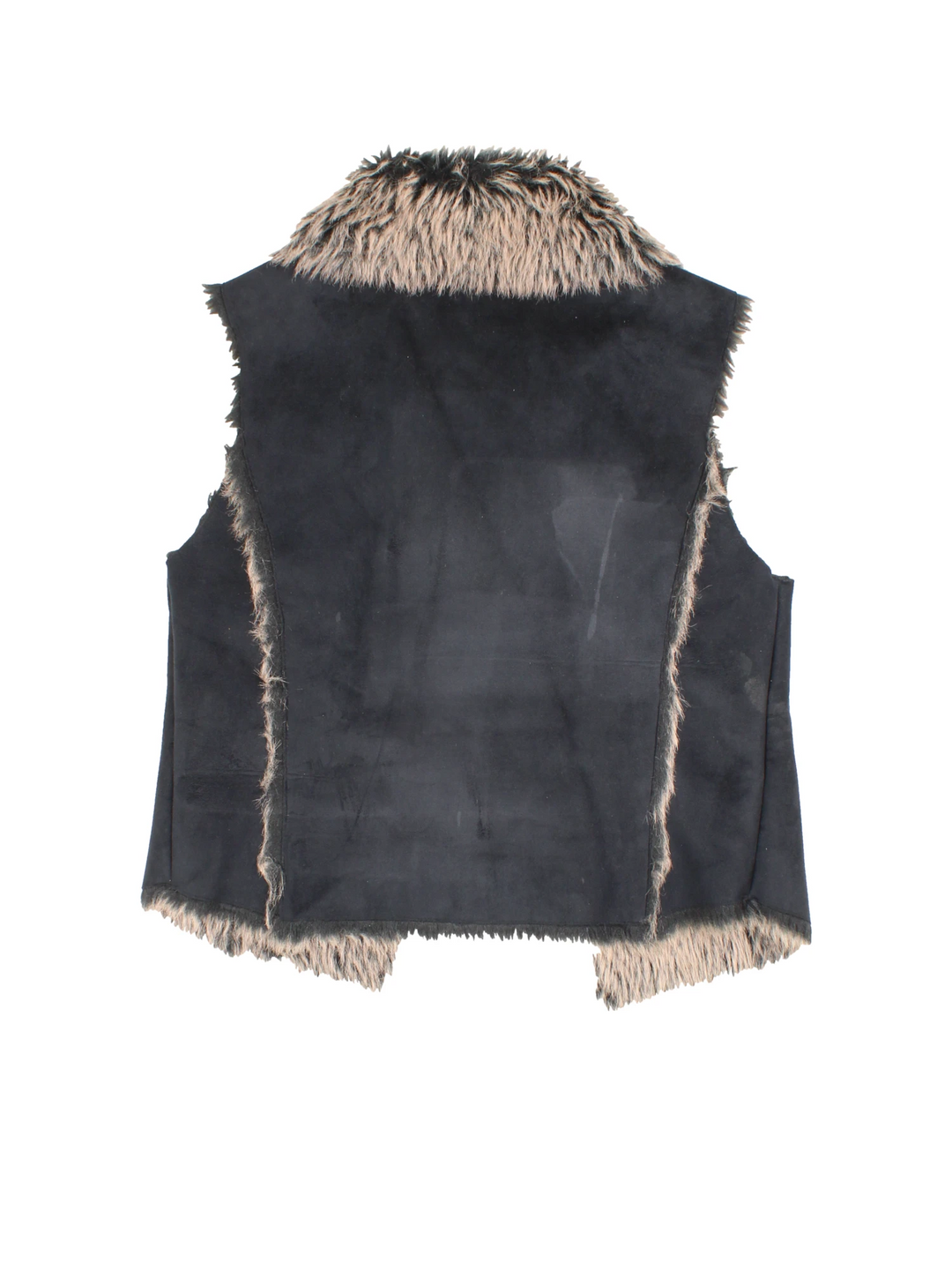 Y2K Faux Fur Gilet (Size M)
