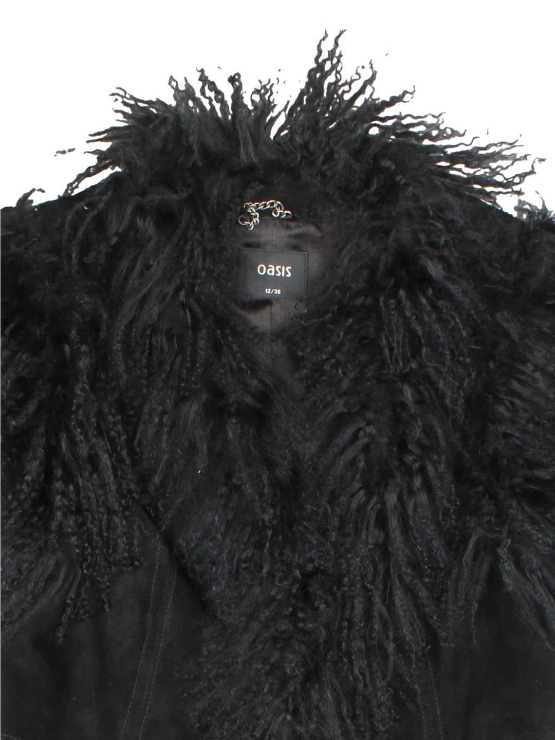 Y2K Suede Mongolian Gilet (Size XS)