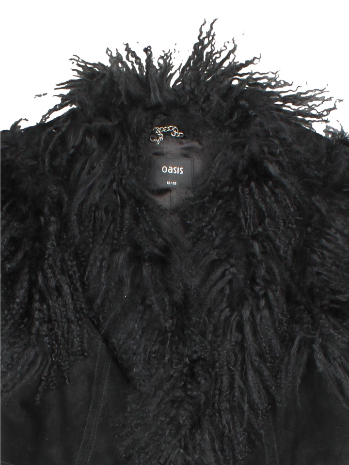 Y2K Suede Mongolian Gilet (Size XS)