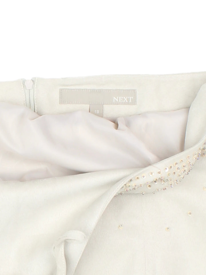 Y2K Embellished Crop Top (Size S)