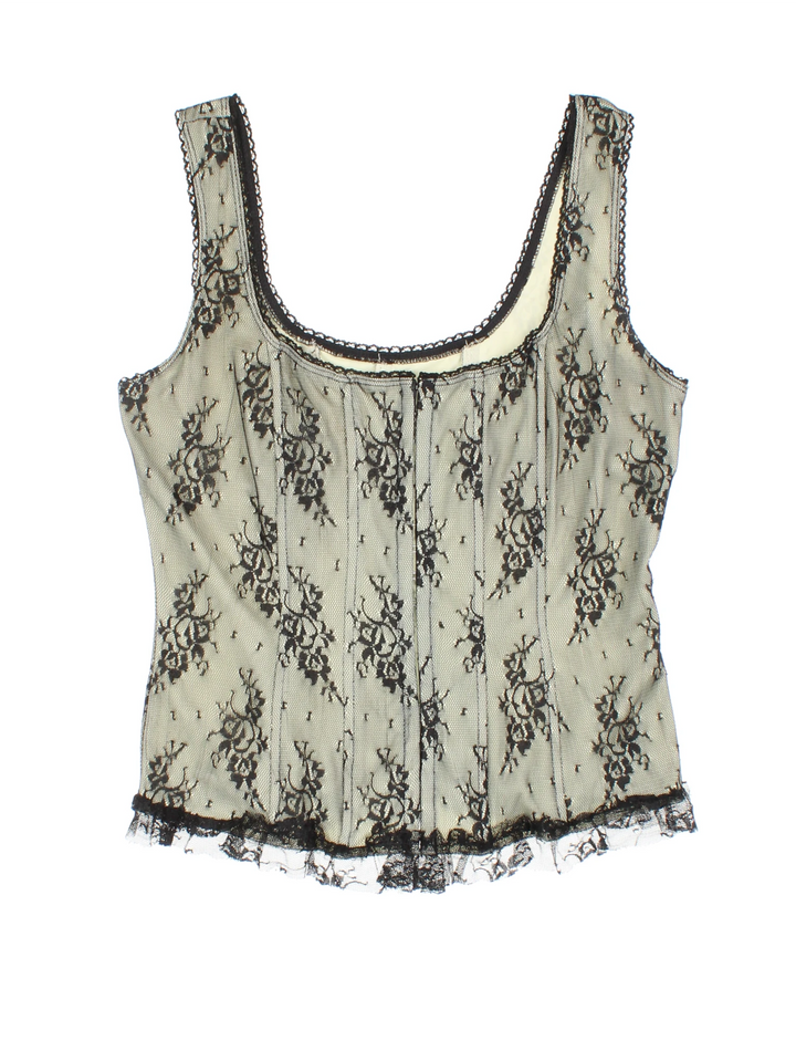 Y2K Next Corset Top (Size XXS)