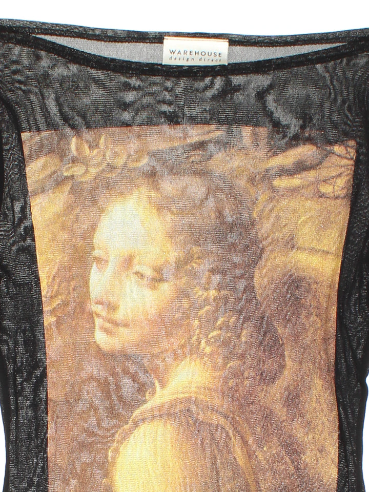 Y2K Mesh Top (Size XS)