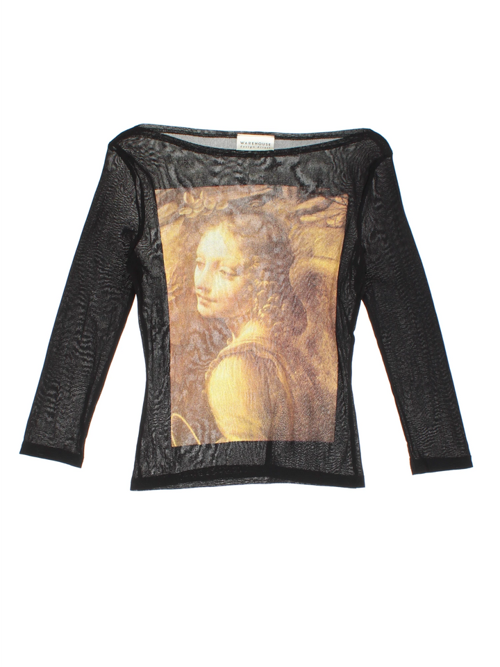 Y2K Mesh Top (Size XS)