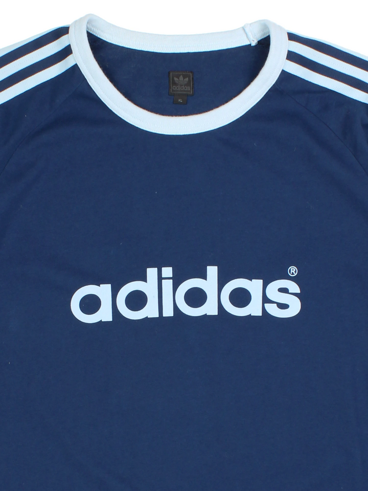 90's Adidas Originals Beckenbauer T-Shirt (Size L)
