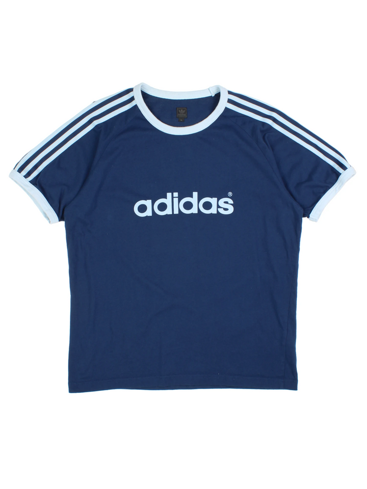 90's Adidas Originals Beckenbauer T-Shirt (Size L)