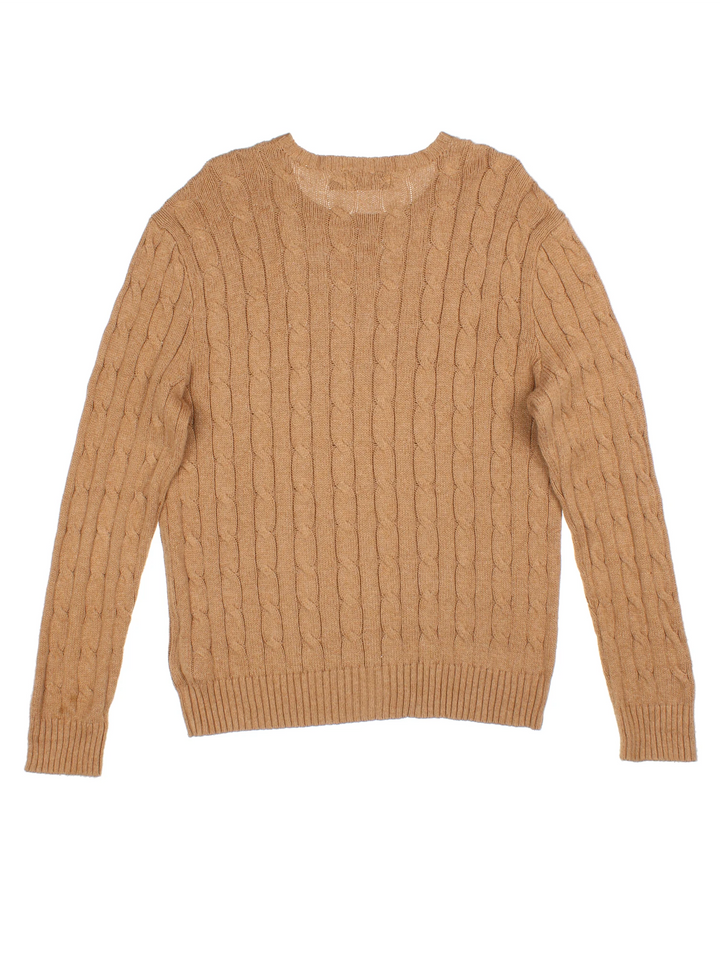 Ralph Lauren Cable Knit Jumper (Size S)