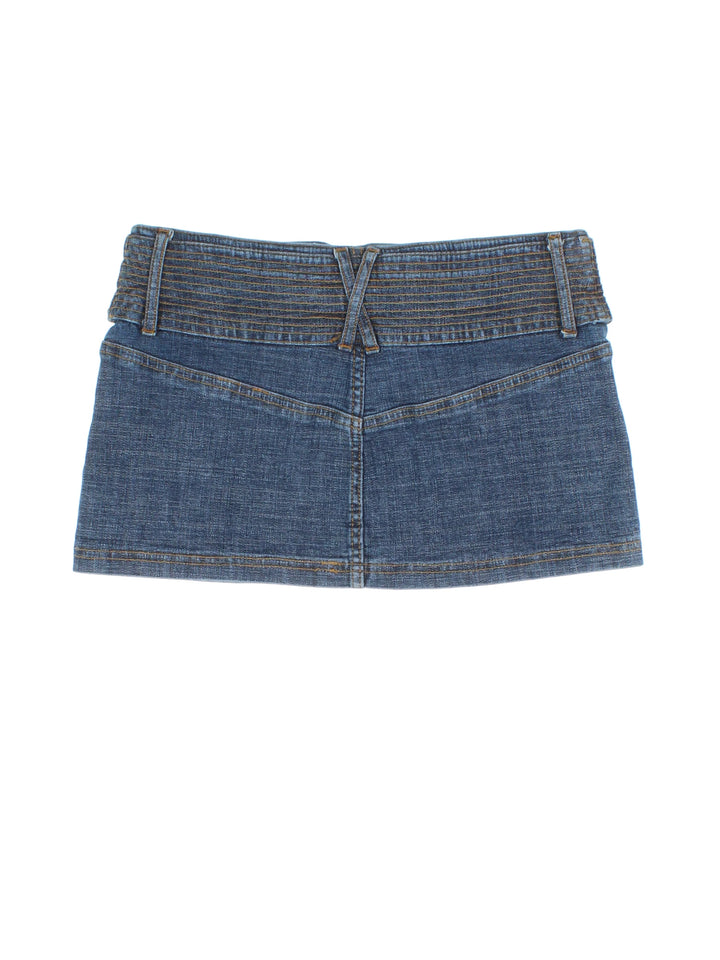 Y2K Jane Norman Denim Mini Skirt (Size M)