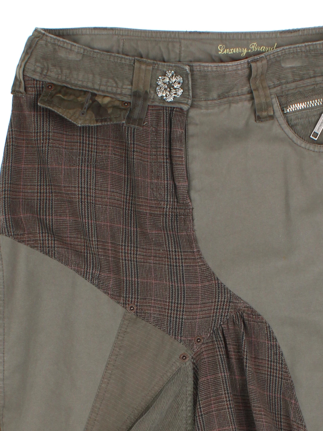 Y2K Asymmetrical Midi Skirt (Size M)