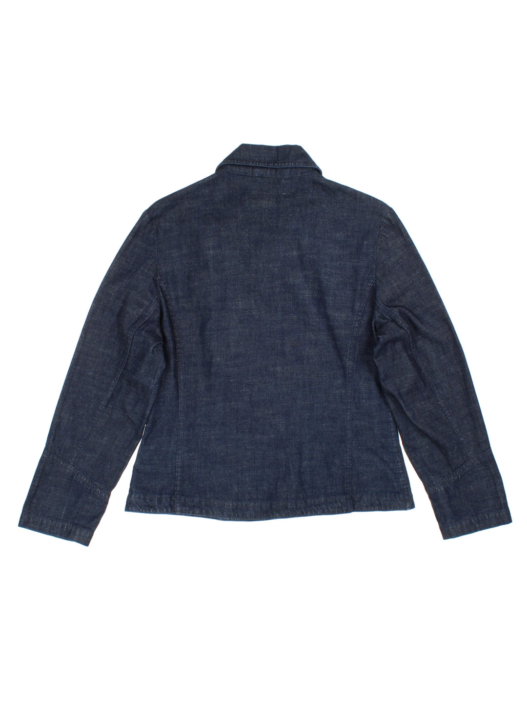 Y2K Double Breasted Denim Jacket (Size M)