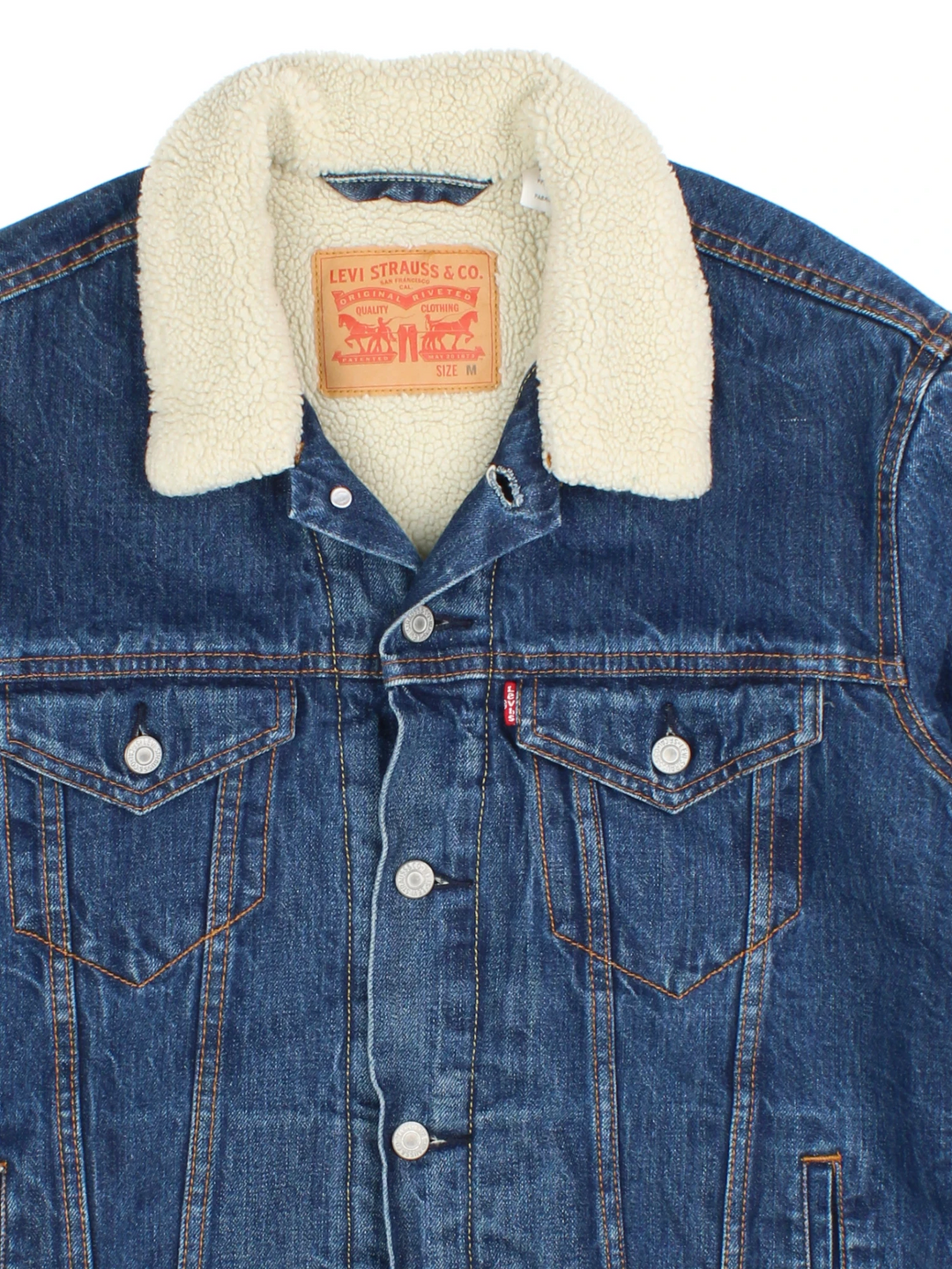 Levi Strauss Sherpa Trucker Jacket (Size M)