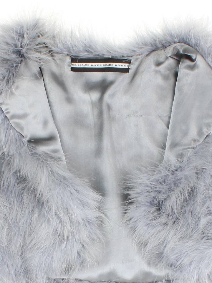 Y2K Feathered Bolero (Size S)