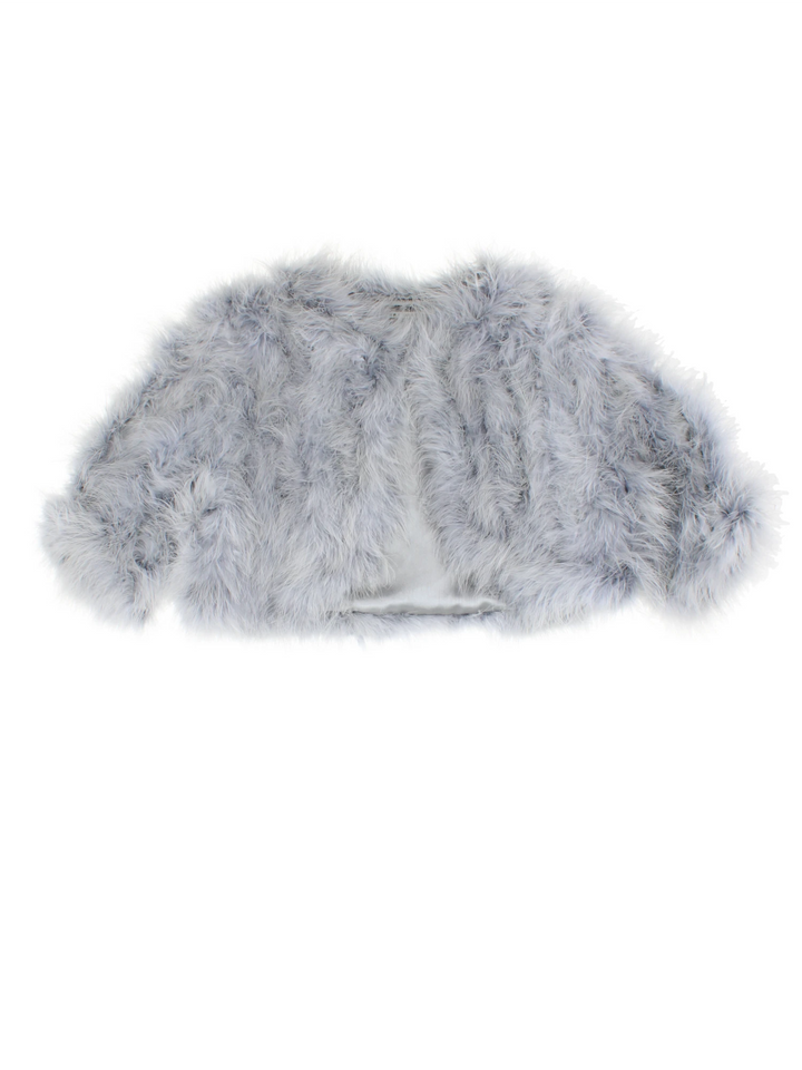 Y2K Feathered Bolero (Size S)