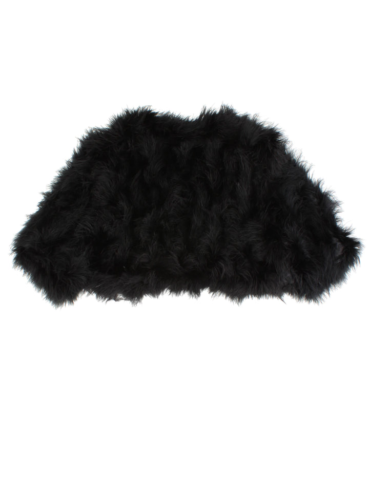 Y2K Feather Bolero (Size S)