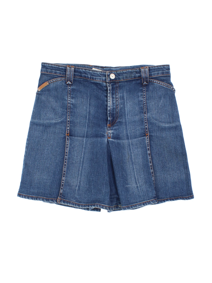 Y2K Dolce & Gabbana Denim Mini Skirt (Size XL)