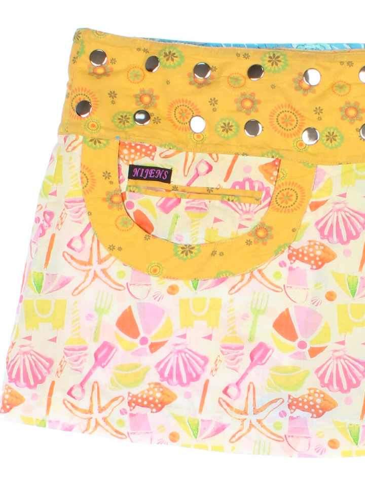 Y2K Reversible Festival Skirt (Size L)