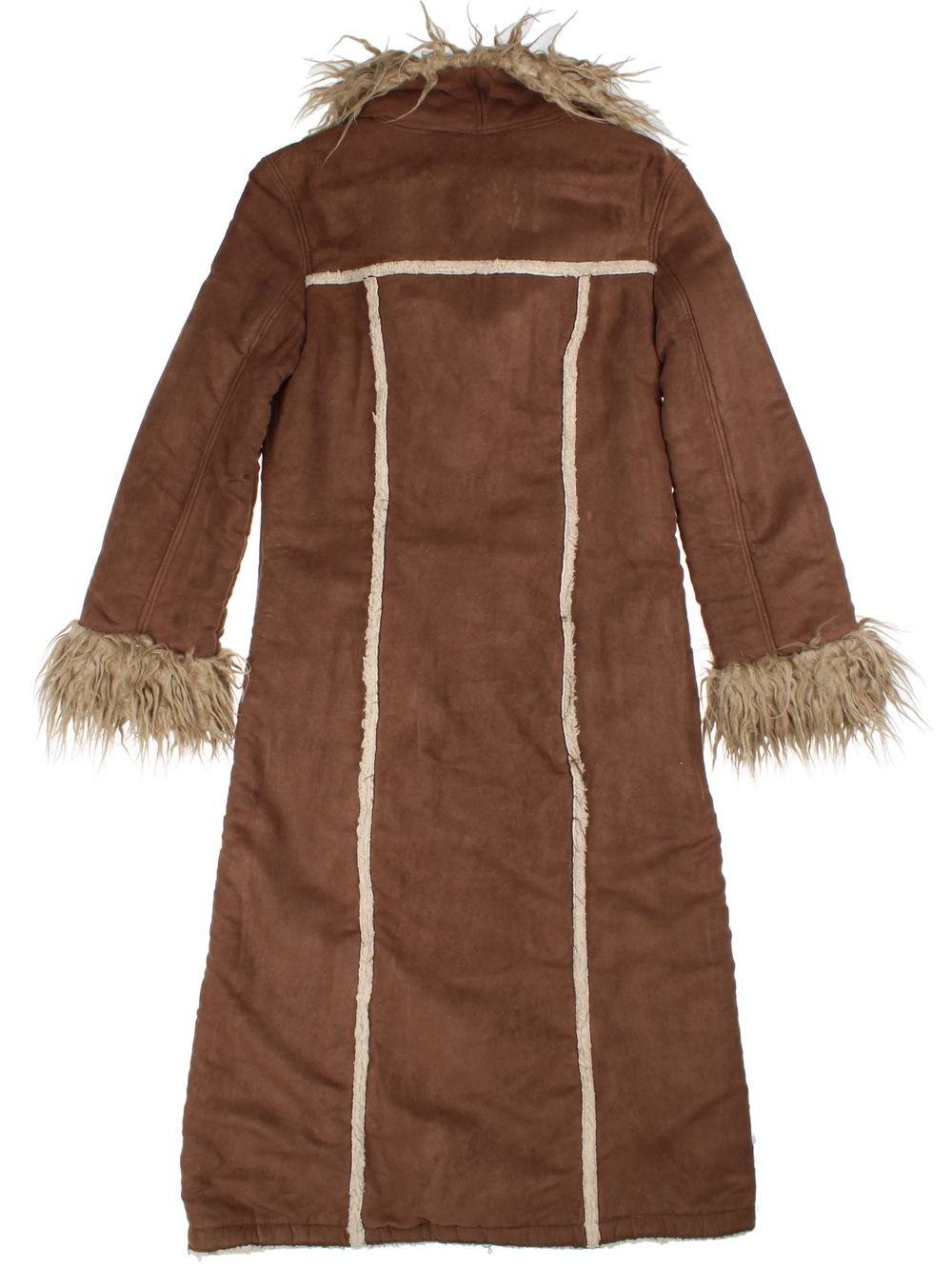 Y2K Afghan Coat (Size S) - VintageFolk