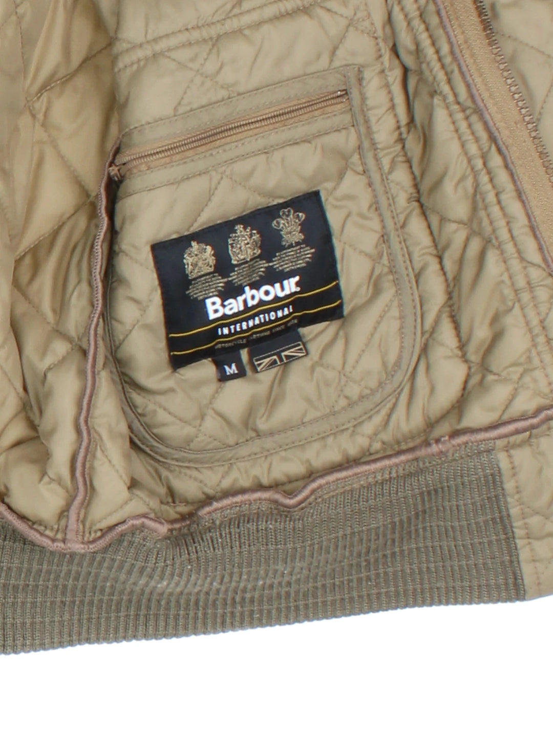 Barbour Quilted Bomber Jacket (Size M)