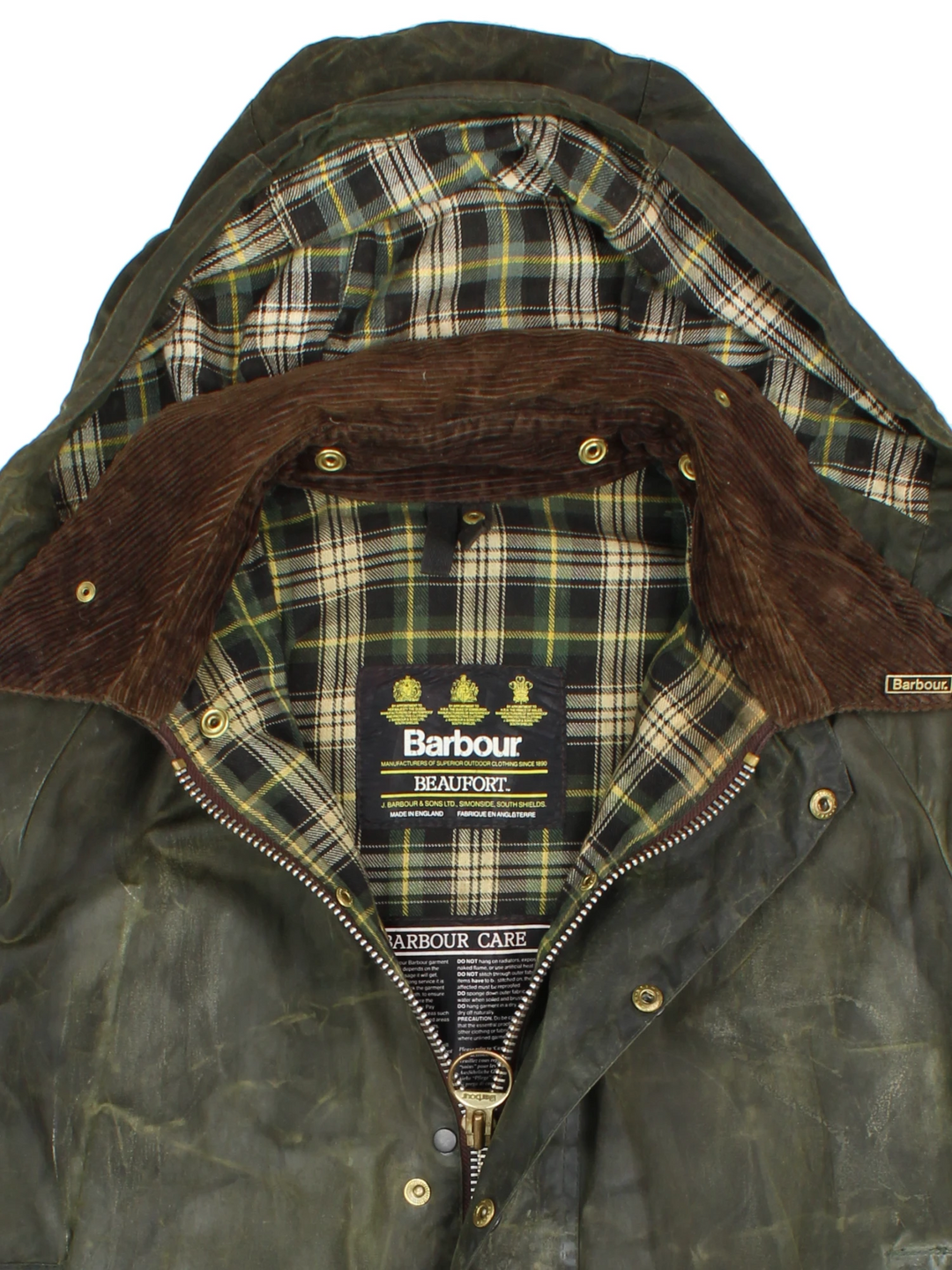 Barbour Beaufort Waxed Jacket (Size L)