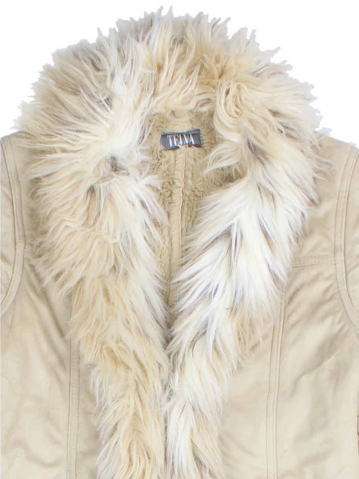 Y2K Afghan Coat (Size XS)