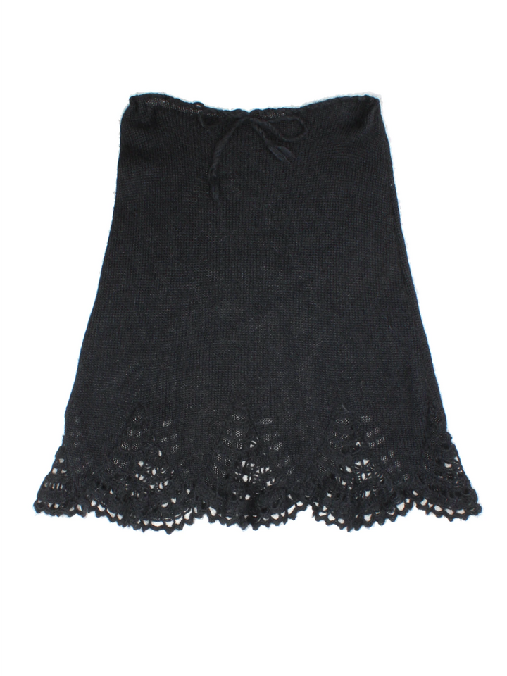 90's Knitted Midi Skirt (Size XXL)