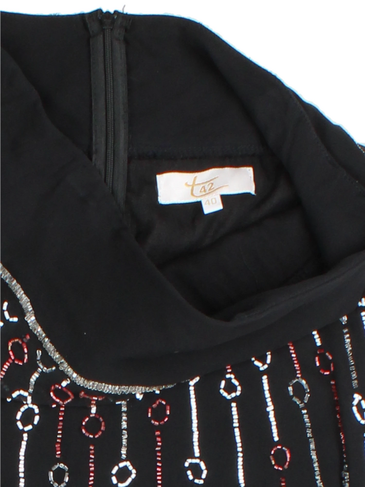 Y2K Beaded Mini Skirt (Size M)