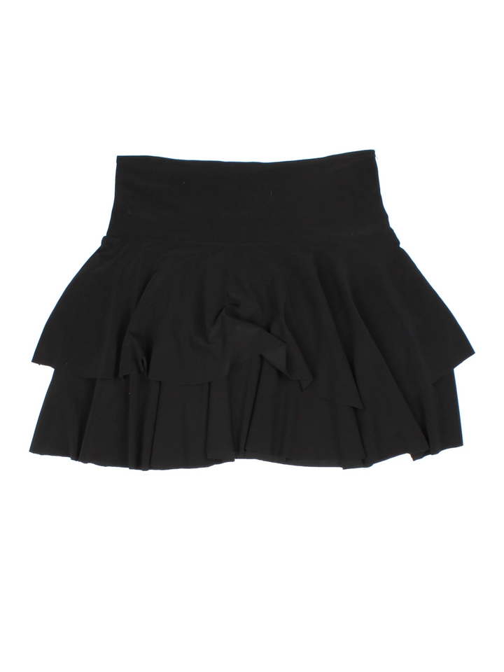 Y2K Frill Mini Skirt (Size M)