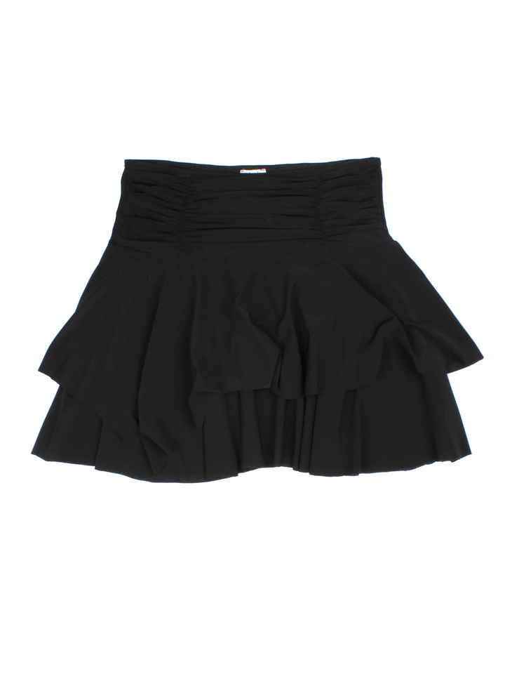 Y2K Frill Mini Skirt (Size M)
