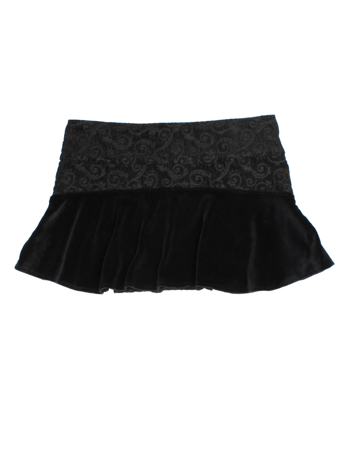 Y2K Mini Wrap Skirt (Size L)