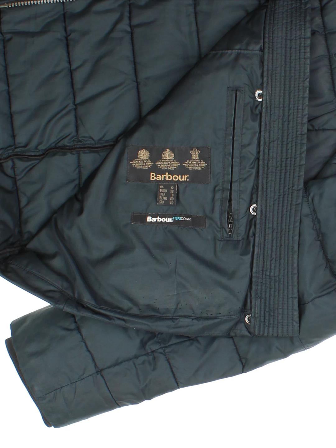 Barbour Shipper Quilt Down Jacket (Size M)