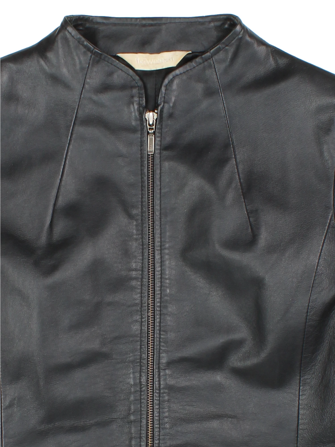 90's Leather Jacket (Size S)