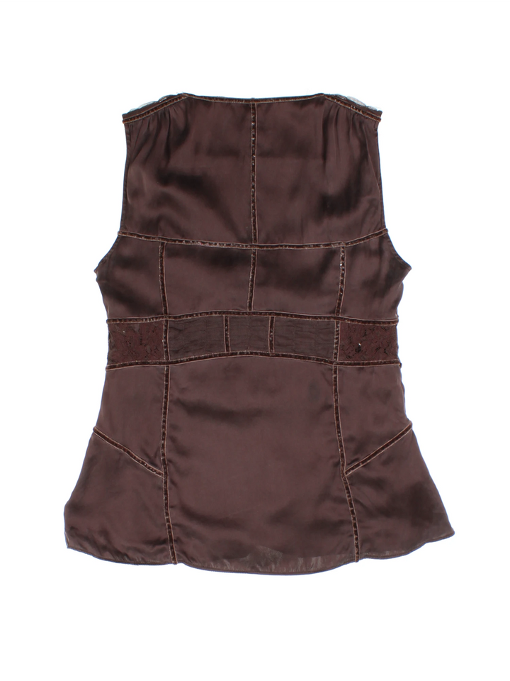 Y2K Karen Millen Embellished Top (Size M)