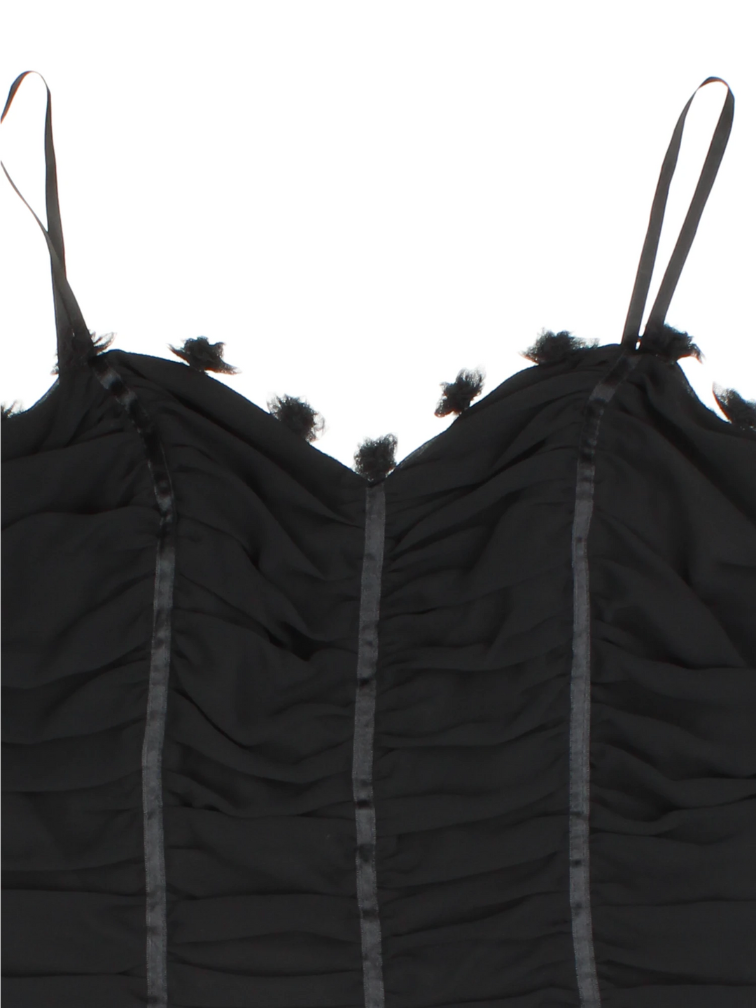 Y2K Ruched Corset Top (Size XXS)