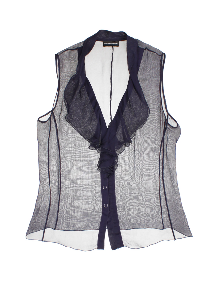 90's Armani Blouse (Size XXS)