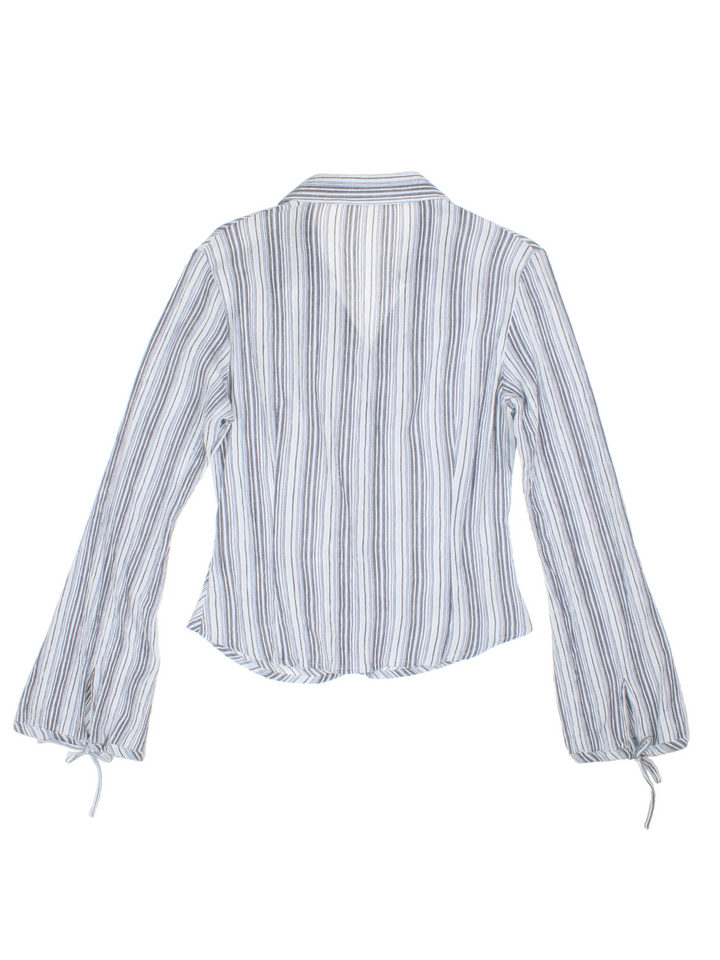 Y2K Ruched Shirt (Size S)